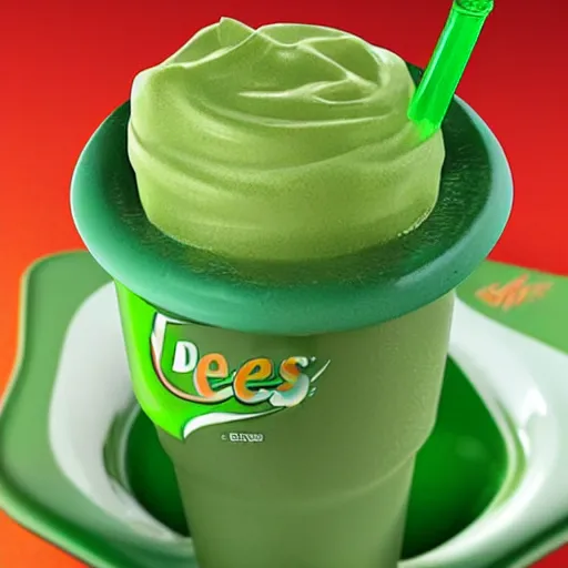 Image similar to Reeses cup dipped in Mtn Dew