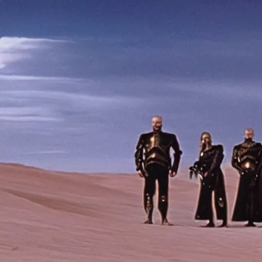 Prompt: a still frame from dune