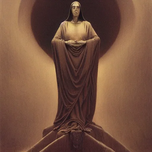 Image similar to our lady of sorrows by zdzisław beksinski, by zdzisław beksinski, by zdzisław beksinski, by zdzisław beksinski, by zdzisław beksinski