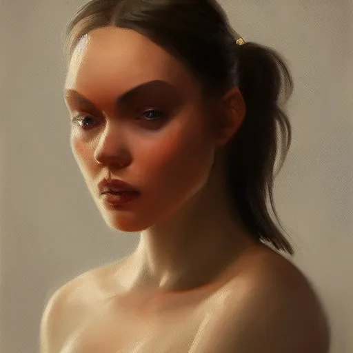 Image similar to a character in vr, oil painting, pale colors, high detail, 8 k, wide angle, trending on artstation,