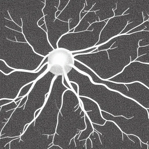 Prompt: a lonely neuron webcam