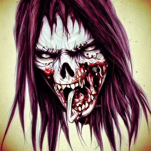 Prompt: zombie pirate by artgerm
