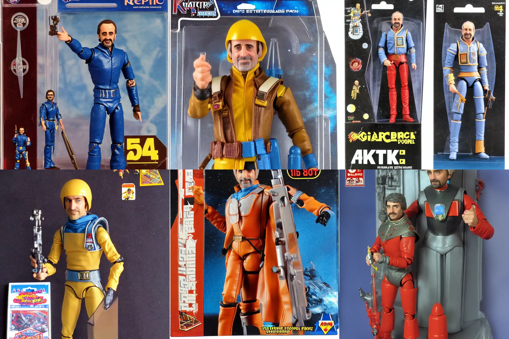 Prompt: Richard Garriott as a 1980's Kenner style action figure, 5 points of articulation, full body, 4k, highly detailed