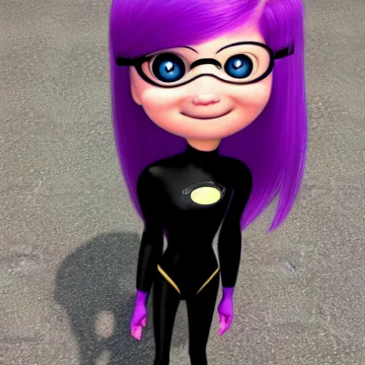 Image similar to violet from the incredibles