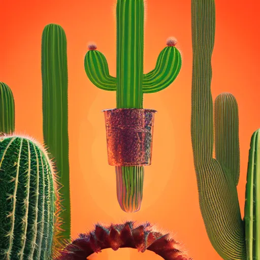 Image similar to cactus family, poster vintage, illustration, bioluminescence, vegetation, water bubbles, portrait, full shot, rim light, pixar, octane render,