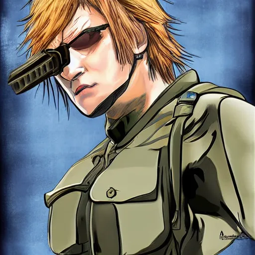 Prompt: full metal gear liquid