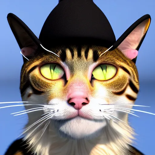 Prompt: ultra realistic cat smoking cigarette wearing mafia hat, ultra realistic, 8 k resolution, detailed, real life