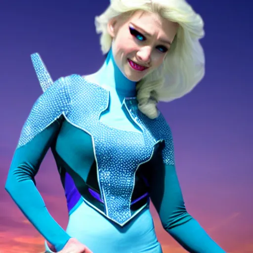 Image similar to elsa as an x - men