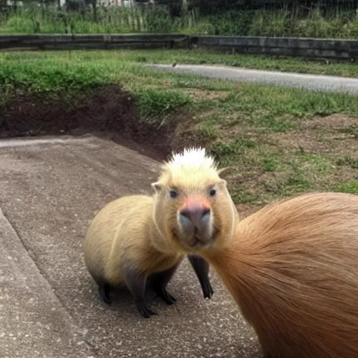 Image similar to okay I pull up capybara