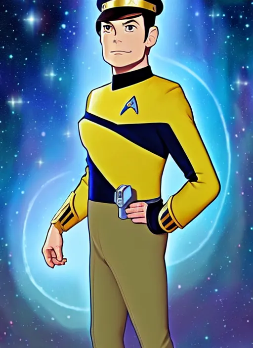 Prompt: cute star trek officer captain crunch, natural lighting, path traced, highly detailed, high quality, digital painting, by don bluth and ross tran and studio ghibli and alphonse mucha, artgerm