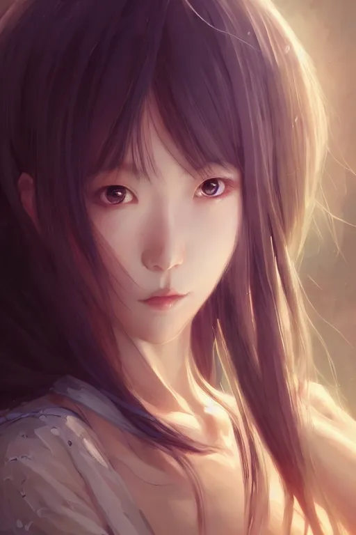 Image similar to portrait anime girl playing harp by hyeyoung kim, stanley artgerm lau, wlop, rossdraws, james jean, andrei riabovitchev, marc simonetti, and sakimichan, full body portrait, intricate, face, elegant, beautiful, highly detailed, dramatic lighting, sharp focus, artstation, frostbite engine