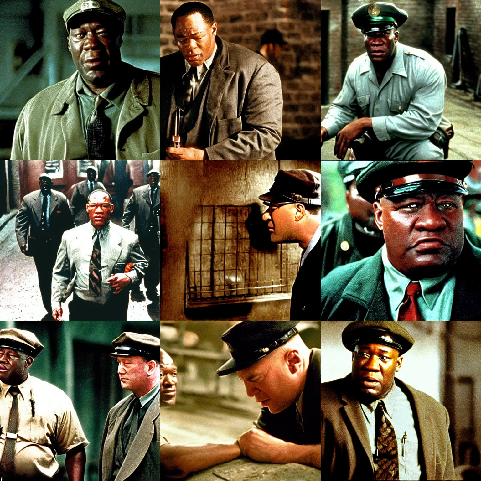 Prompt: a film still from the green mile ( 1 9 9 9 )