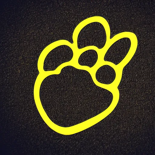 Image similar to Professional logo. Cat paw holding with a coin. Abstract, Pictorial.