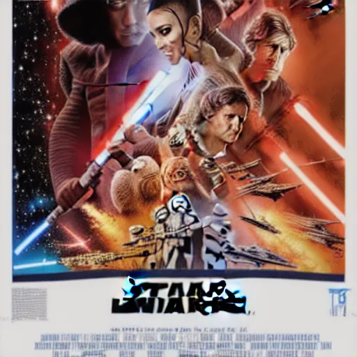 Image similar to super detailed star wars movie poster with ben shapiro, snooki and kim kardashian, 8k full HD photo, cinematic lighting, anatomically correct, oscar award winning, action filled, correct eye placement,