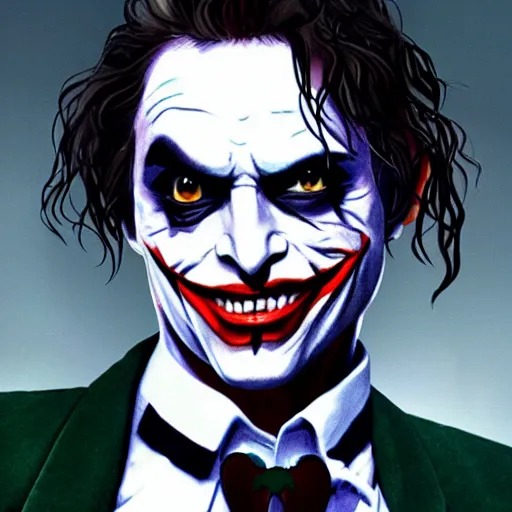 Prompt: playboi carti as the joker 4 k the detailed super realistic