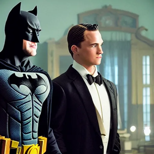 Image similar to still of batman and robin in the great gatsby ( 2 0 1 3 )