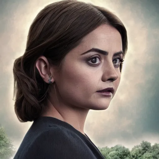 Image similar to jenna coleman as a succubus