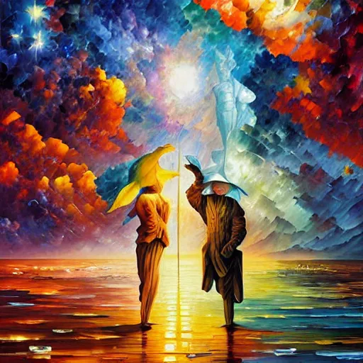 Image similar to art by android jones, james christensen, rob gonsalves, leonid afremov and tim white