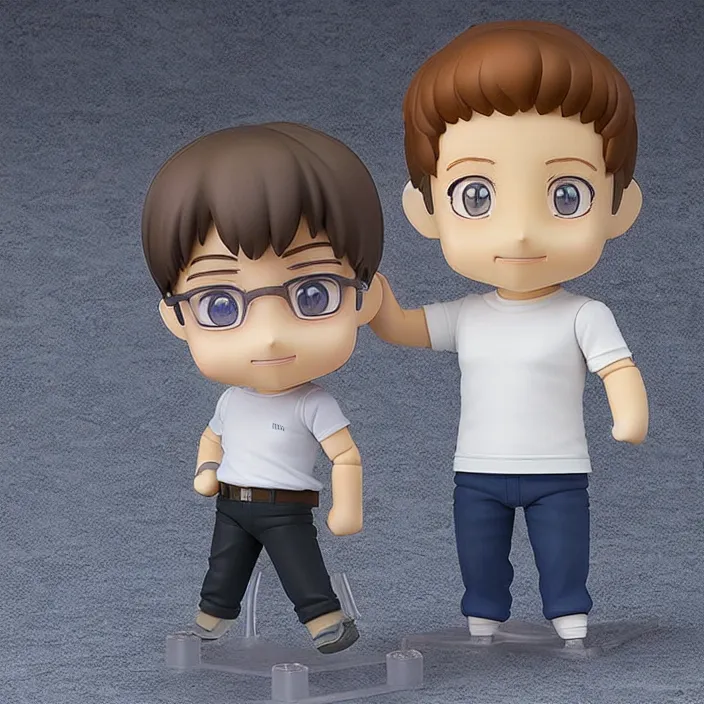 Image similar to Mark Zuckerberg, An anime nendoroid of Mark Zuckerberg, figurine, detailed product photo