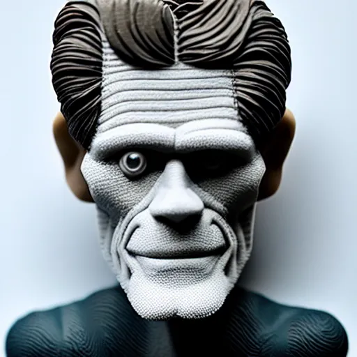 Image similar to foam willem dafoe made of foam : intricate, elegant, highly detailed, centered, smooth, sharp focus,