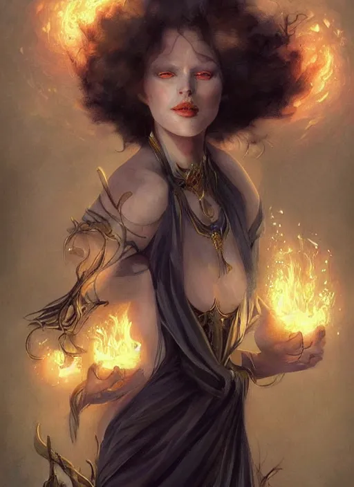 Image similar to tarot!!, fairy queen, fantasy medieval, no noise, elegant, concept art, sharp focus, beautiful face!!, digital art, smooth defined outlines!!, by Brom, trending on Artstation, Tom Bagshaw, Sargent