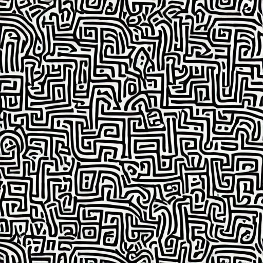 Prompt: whimsical jerry seinfeld wallpaper pattern, keith haring