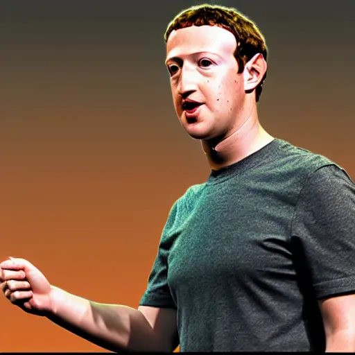Prompt: Mark Zuckerberg defending the Metaverse from a great evil, digital art, 4k