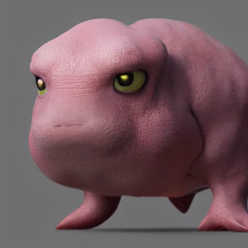 Prompt: photography of a realistic ditto animal, ultra detailed, 8 k, cinematic lighting, natural background, trending on artstation, pokemon