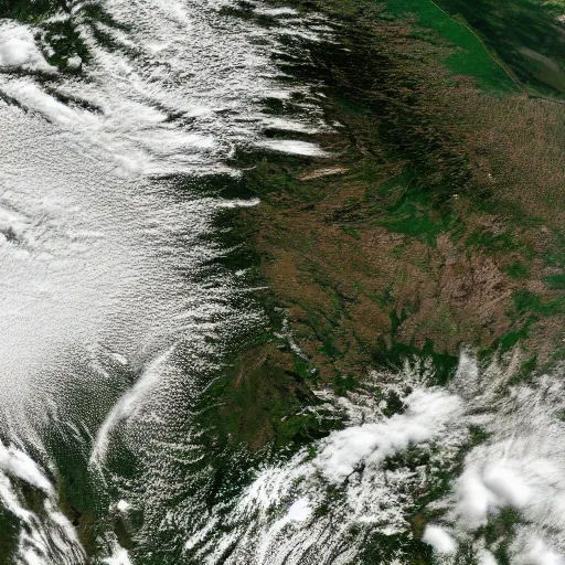 Image similar to satellite image of intense draught in the u. k., 8 k