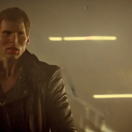 Image similar to Live Action Still of Jerma in Blade Runner (1982), real life, hyperrealistic, ultra realistic, realistic, highly detailed, epic, HD quality, 8k resolution, body and headshot, film still