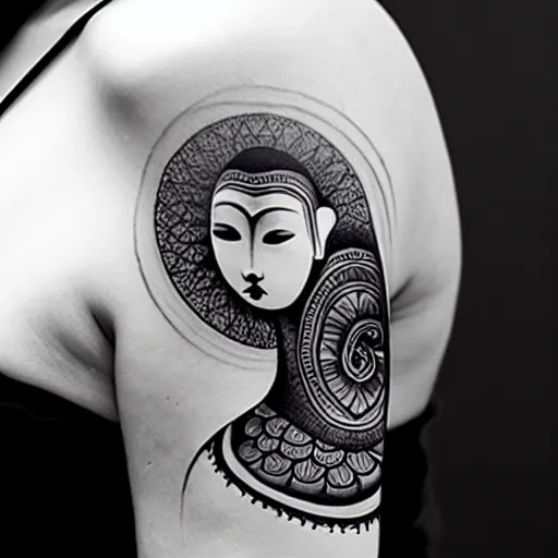 Image similar to zen sunyata ink elegant