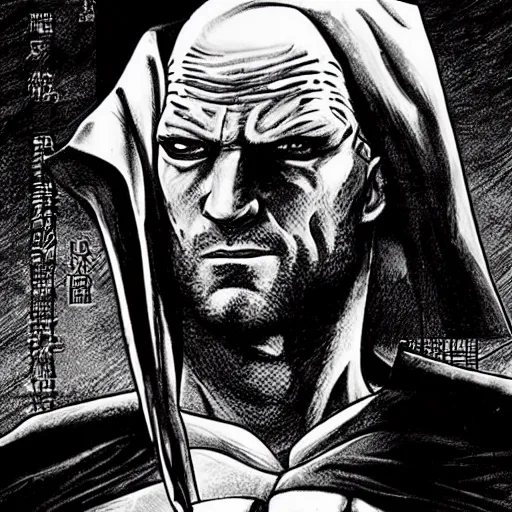 Image similar to Jason Statham as King Piccolo