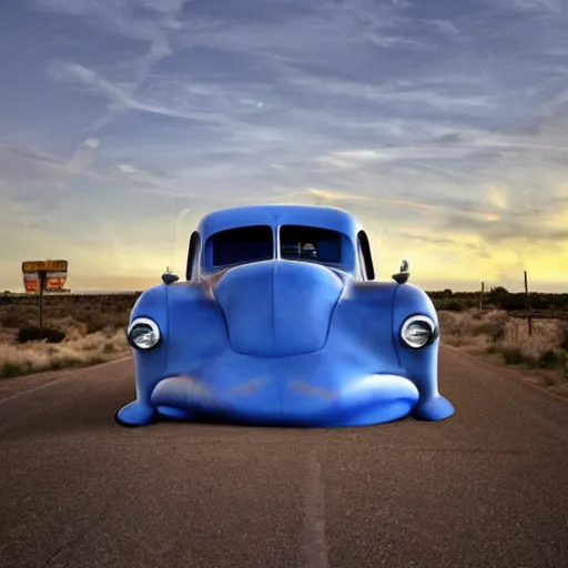 Route 66 blue whale, | Stable Diffusion | OpenArt