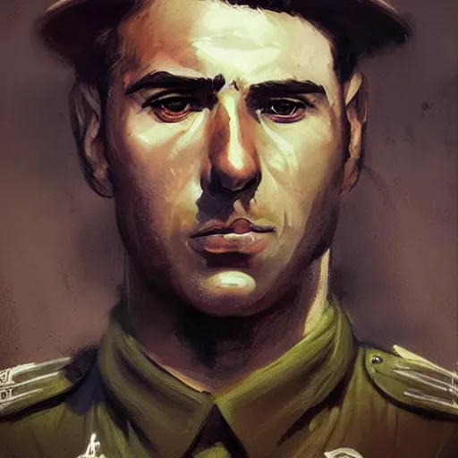 Image similar to portrait of a spanish civil war hero juan modesto, colourised, face portrait, epic, tragic, military art, fantasy, dieselpunk, hd shot, digital portrait, beautiful, artstation, comic style, by artgerm, guy denning, jakub rozalski, magali villeneuve and charlie bowater