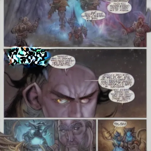 Image similar to world of warcraft the comic book