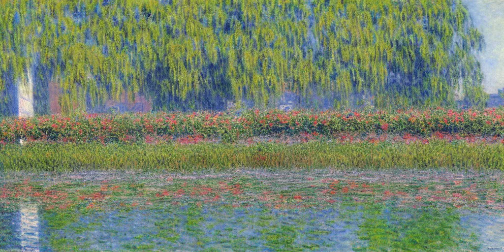 Prompt: orlando florida painting by claude monet, detailed, award - winning, coherent