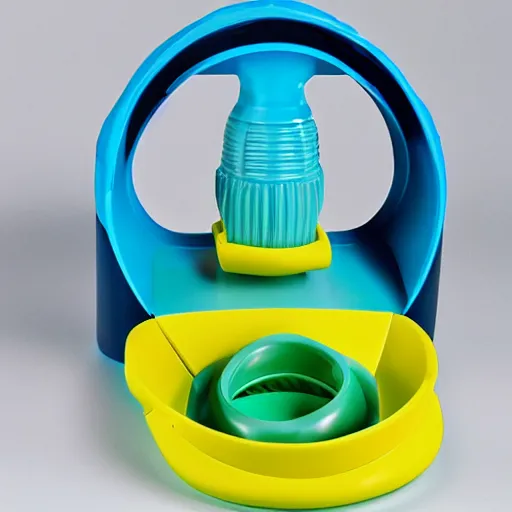 Image similar to Photo of a fully functional guilloutine designed by Fisher Price