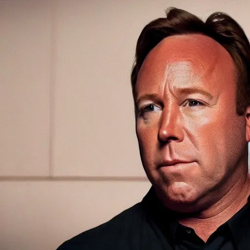 Image similar to alex jones in the lone digger music video by caravan palace, youtube screenshot