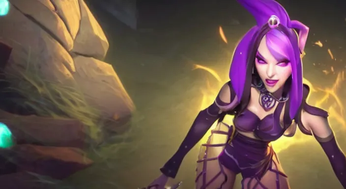 Image similar to Jinx, A still from League of Legends Arcane (2021)