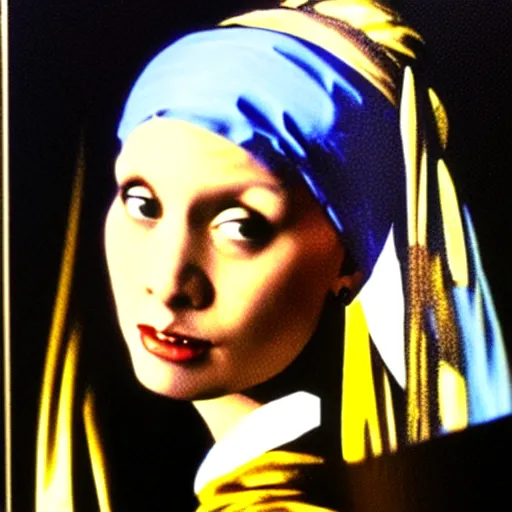 Image similar to joey butafuco from friends as the girl with the pearl earring