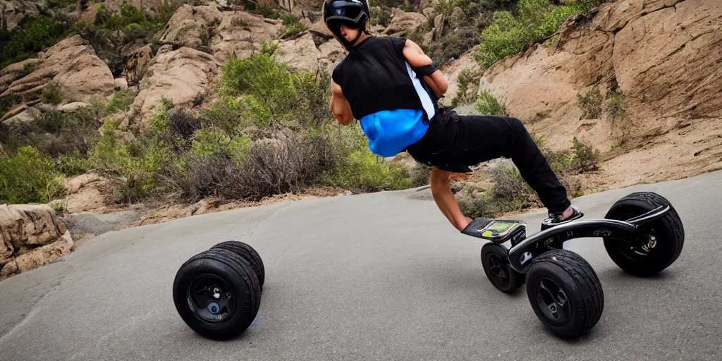 Image similar to the rock riding electric skateboard, backfire off - road skateboard, downhill, lightning, photo