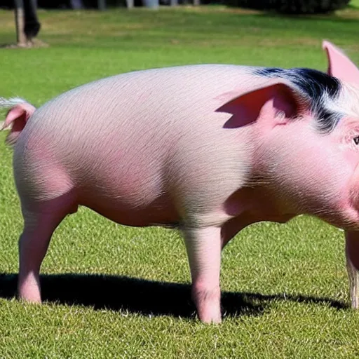 Prompt: pig - dog hybrid