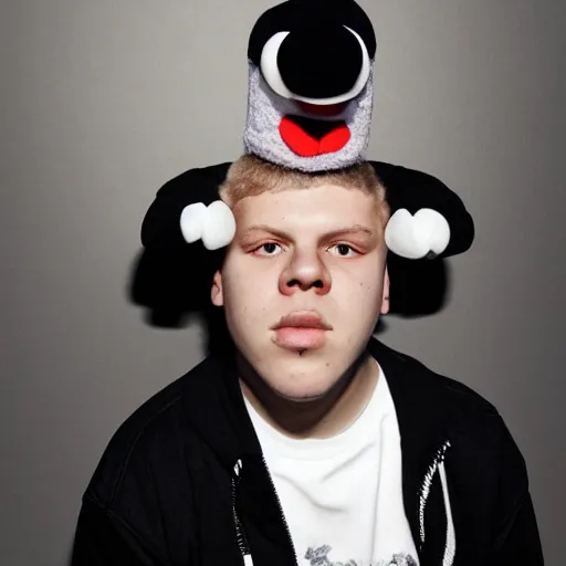 Image similar to yung lean as a muppet