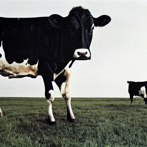 Image similar to Atom Heart Mother flying cow by Pink Floyd