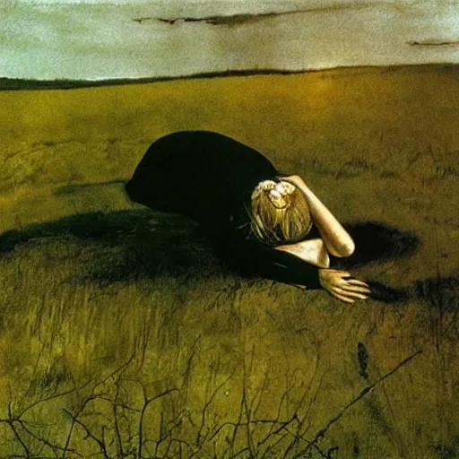 Image similar to a painting by andrew wyeth