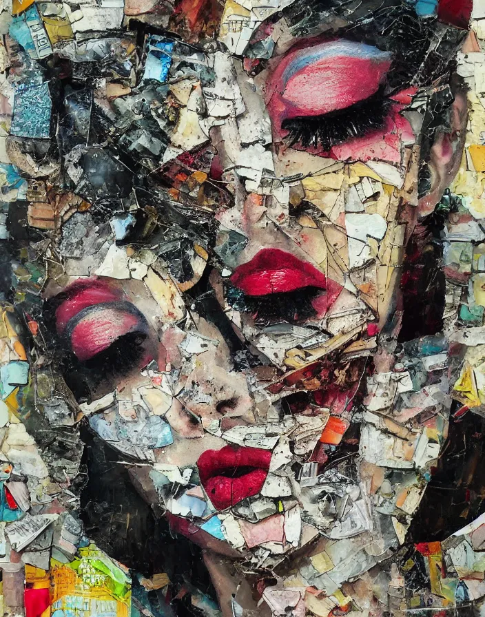 eat this detailed analogue mixed media collage with | Stable Diffusion ...