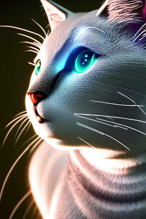 Image similar to realistic detailed photo of the robocat, symmetry, awesome exposition, very detailed, highly accurate, intricate, professional lighting diffracted lightrays, 8 k, sense of awe, science magazine cover