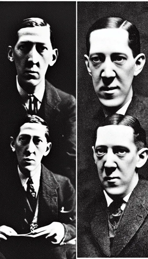 Image similar to the two complementary forces that make up all aspects and phenomena of life, by H.P. Lovecraft