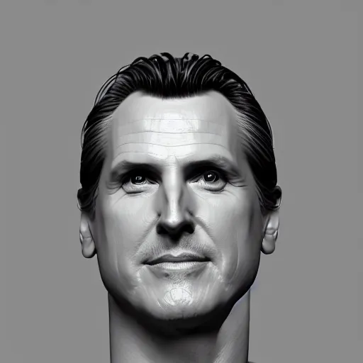 Prompt: Gavin Newsom's face as a dartboard, 3d render, digital art, artstation, hyper realistic, 8k