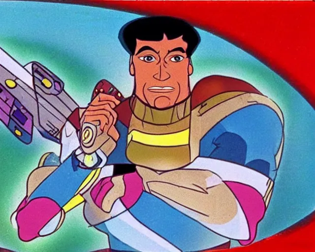 Prompt: israel kamakawiwoole as a character on captain planet and the planeteers (1993), cartoon television still